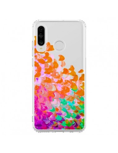 Coque Huawei P30 Lite Creation in Color Orange Transparente - Ebi Emporium