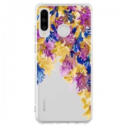 Coque Huawei P30 Lite Cascade Florale Transparente - Ebi...