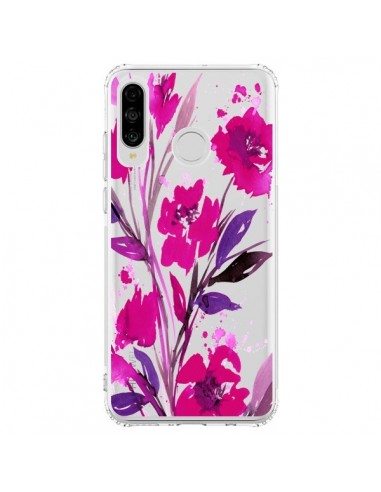 Coque Huawei P30 Lite Roses Fleur Flower Transparente - Ebi Emporium