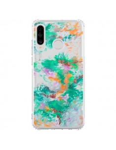 Coque Huawei P30 Lite Mermaid Sirene Fleur Flower...
