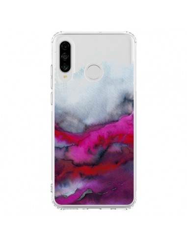 Coque Huawei P30 Lite Winter Waves Vagues Hiver Transparente - Ebi Emporium