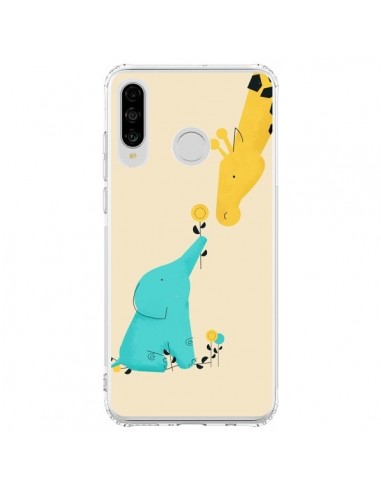 Coque Huawei P30 Lite Elephant Bebe Girafe - Jay Fleck