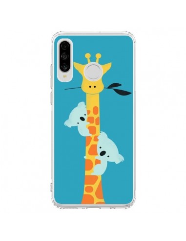 Coque Huawei P30 Lite Koala Girafe Arbre - Jay Fleck