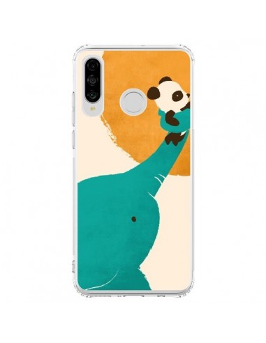 Coque Huawei P30 Lite Elephant Help Panda - Jay Fleck