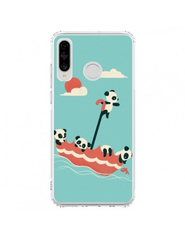 Coque Huawei P30 Lite Parapluie Flottant Panda - Jay Fleck