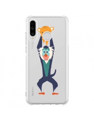 Coque Huawei P30 Lite Futur Roi Lion King Rafiki Transparente - Jay Fleck