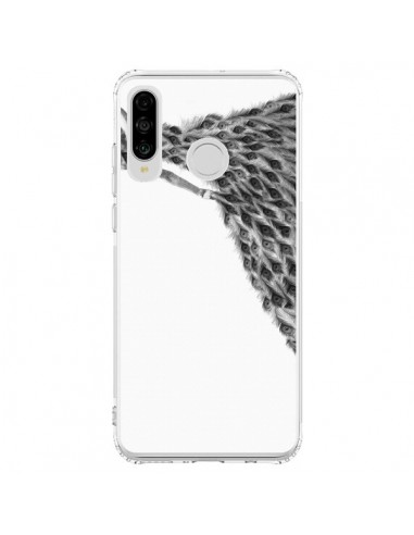 Coque Huawei P30 Lite Peacock Paon Robe Femme - Jenny Liz Rome