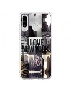 Coque Huawei P30 Lite I love New Yorck City noir - Javier...
