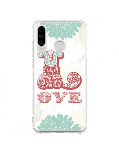 Coque Huawei P30 Lite Love Fleurs Flourish - Javier Martinez