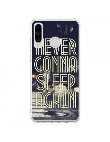 Coque Huawei P30 Lite Never Gonna Sleep New York City - Javier Martinez