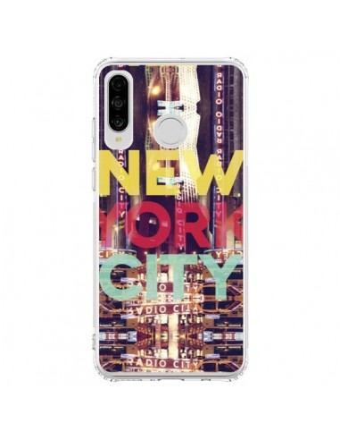 Coque Huawei P30 Lite New York City Buildings - Javier Martinez