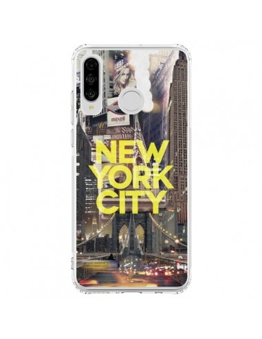 Coque Huawei P30 Lite New York City Jaune - Javier Martinez