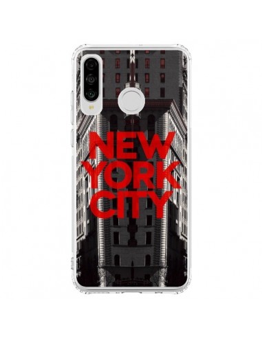 Coque Huawei P30 Lite New York City Rouge - Javier Martinez