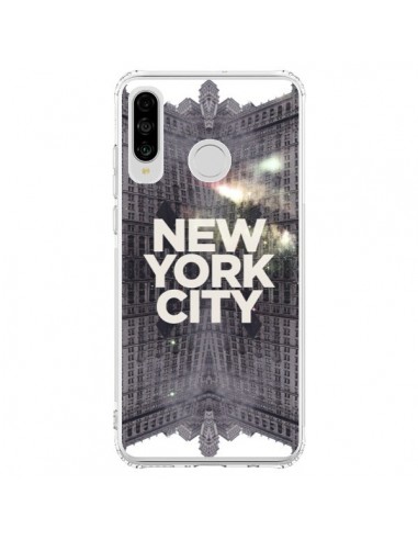 Coque Huawei P30 Lite New York City Gris - Javier Martinez