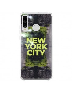 Coque Huawei P30 Lite New York City Vert - Javier Martinez