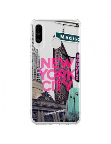 Coque Huawei P30 Lite New Yorck City NYC Transparente - Javier Martinez