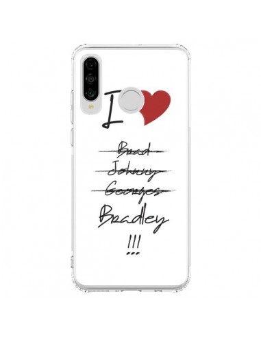 Coque Huawei P30 Lite I love Bradley Coeur Amour - Julien Martinez