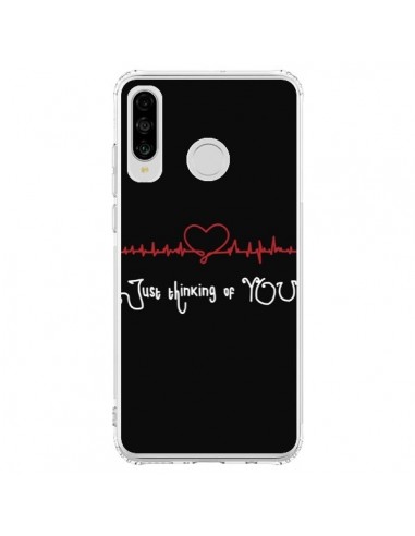 Coque Huawei P30 Lite Just Thinking of You Coeur Love Amour - Julien Martinez