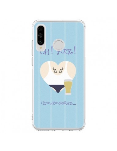 Coque Huawei P30 Lite Homme Man Fuck Love Coeur Amour - Julien Martinez