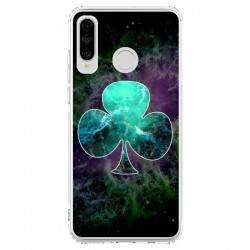 Coque Huawei P30 Lite Nebula Club Trèfle Galaxie -...
