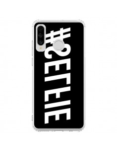 Coque Huawei P30 Lite Hashtag Selfie Blanc Inversé...
