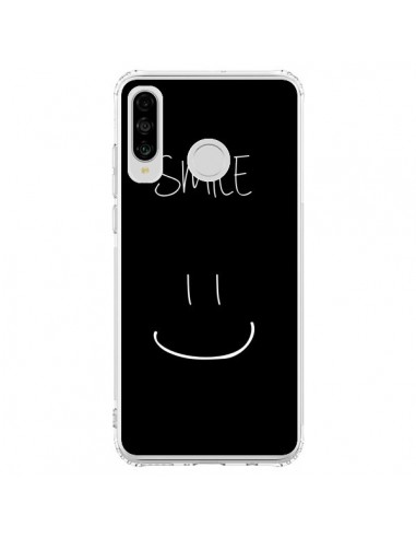 Coque Huawei P30 Lite Smile Souriez Noir - Jonathan Perez