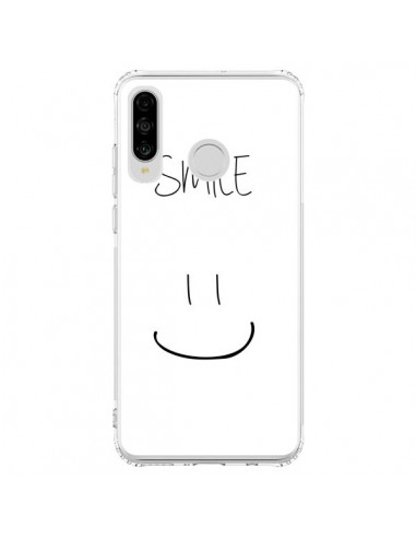 Coque Huawei P30 Lite Smile Souriez en Blanc - Jonathan Perez