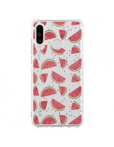 Coque Huawei P30 Lite Pasteques Watermelon Fruit Transparente - Dricia Do