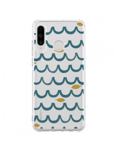 Coque Huawei P30 Lite Poisson Fish Water Transparente - Dricia Do