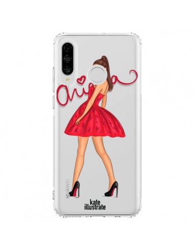 Coque Huawei P30 Lite Ariana Grande Chanteuse Singer Transparente - kateillustrate