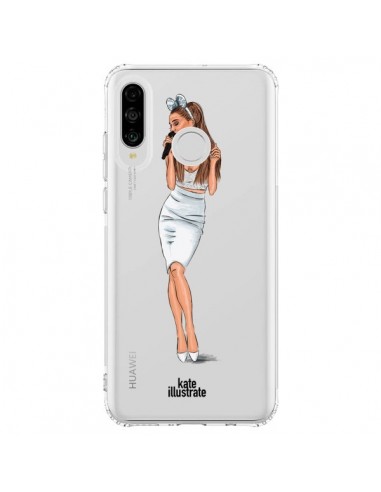 Coque Huawei P30 Lite Ice Queen Ariana Grande Chanteuse Singer Transparente - kateillustrate