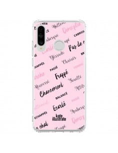 Coque Huawei P30 Lite Ballerina Ballerine Mots -...