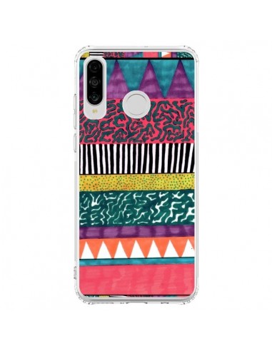 Coque Huawei P30 Lite Azteque Dessin - Kris Tate