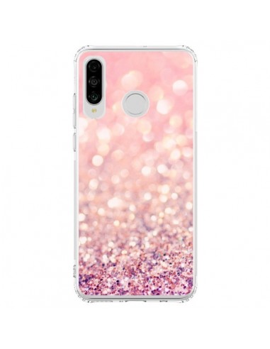 Coque Huawei P30 Lite Paillettes Blush - Lisa Argyropoulos