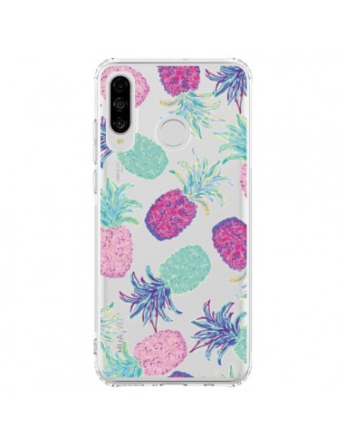 Coque Huawei P30 Lite Ananas Pineapple Fruit Ete Summer Transparente - Lisa Argyropoulos