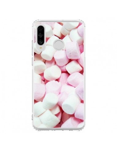 Coque Huawei P30 Lite Marshmallow Chamallow Guimauve Bonbon Candy - Laetitia