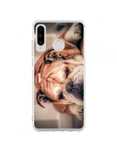 Coque Huawei P30 Lite Chien Bulldog Dog - Laetitia