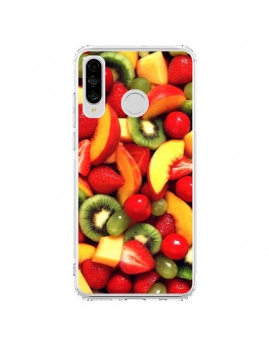 Coque Huawei P30 Lite Fruit Kiwi Fraise - Laetitia