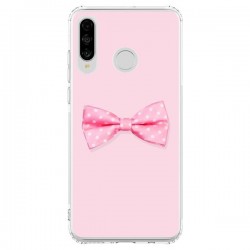 Coque Huawei P30 Lite Noeud Papillon Rose Girly Bow Tie -...