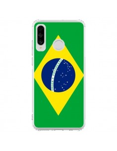 Coque Huawei P30 Lite Drapeau Brésil Brésilien - Laetitia