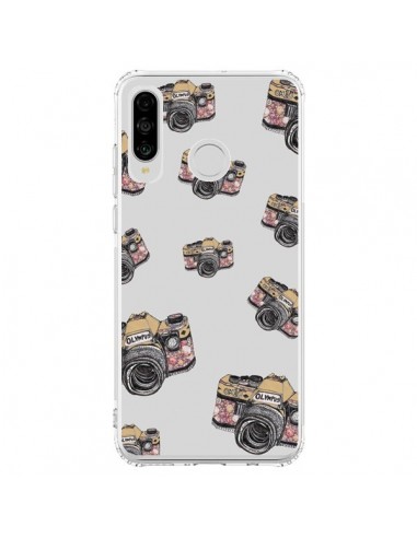 Coque Huawei P30 Lite Appareil photo vintage Rose - Laetitia