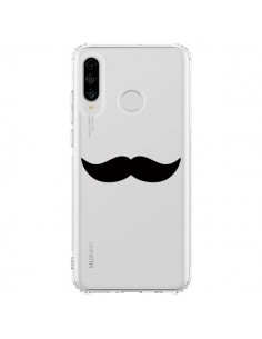 Coque Huawei P30 Lite Moustache Movember Transparente -...