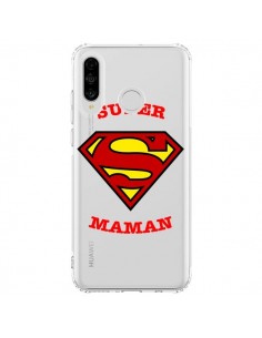 Coque Huawei P30 Lite Super Maman Transparente - Laetitia