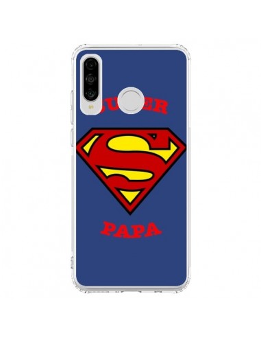 Coque Huawei P30 Lite Super Papa Superman - Laetitia