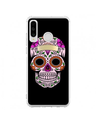 Coque Huawei P30 Lite Tête de Mort Mexicaine Multicolore - Laetitia