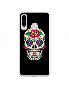 Coque Huawei P30 Lite Tête de Mort Mexicaine Multicolore...