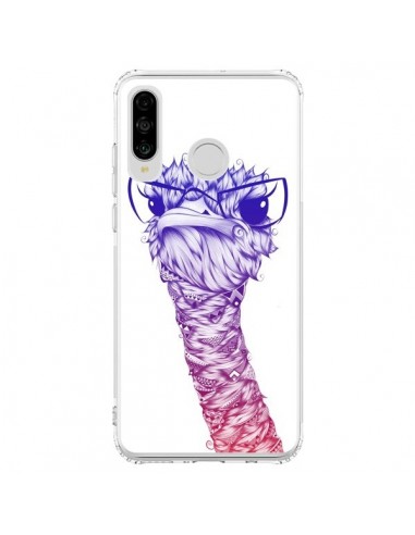 Coque Huawei P30 Lite Ostrich Colors Autruche Couleur - LouJah