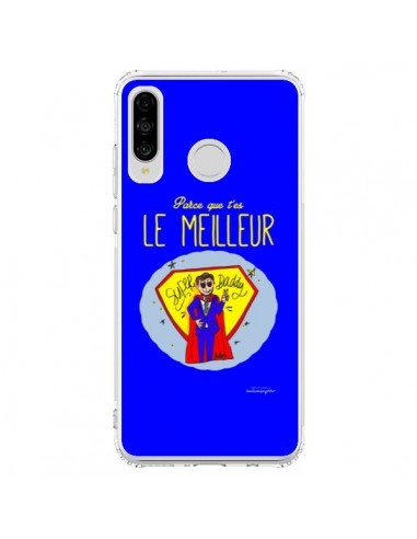 Coque Huawei P30 Lite Le meilleur Papa Fête des Pères - Leellouebrigitte