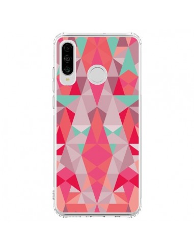 Coque Huawei P30 Lite Azteque Rouge - Leandro Pita