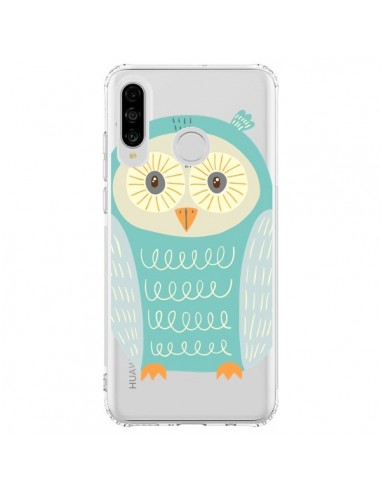 Coque Huawei P30 Lite Hibou Owl Transparente - Petit Griffin